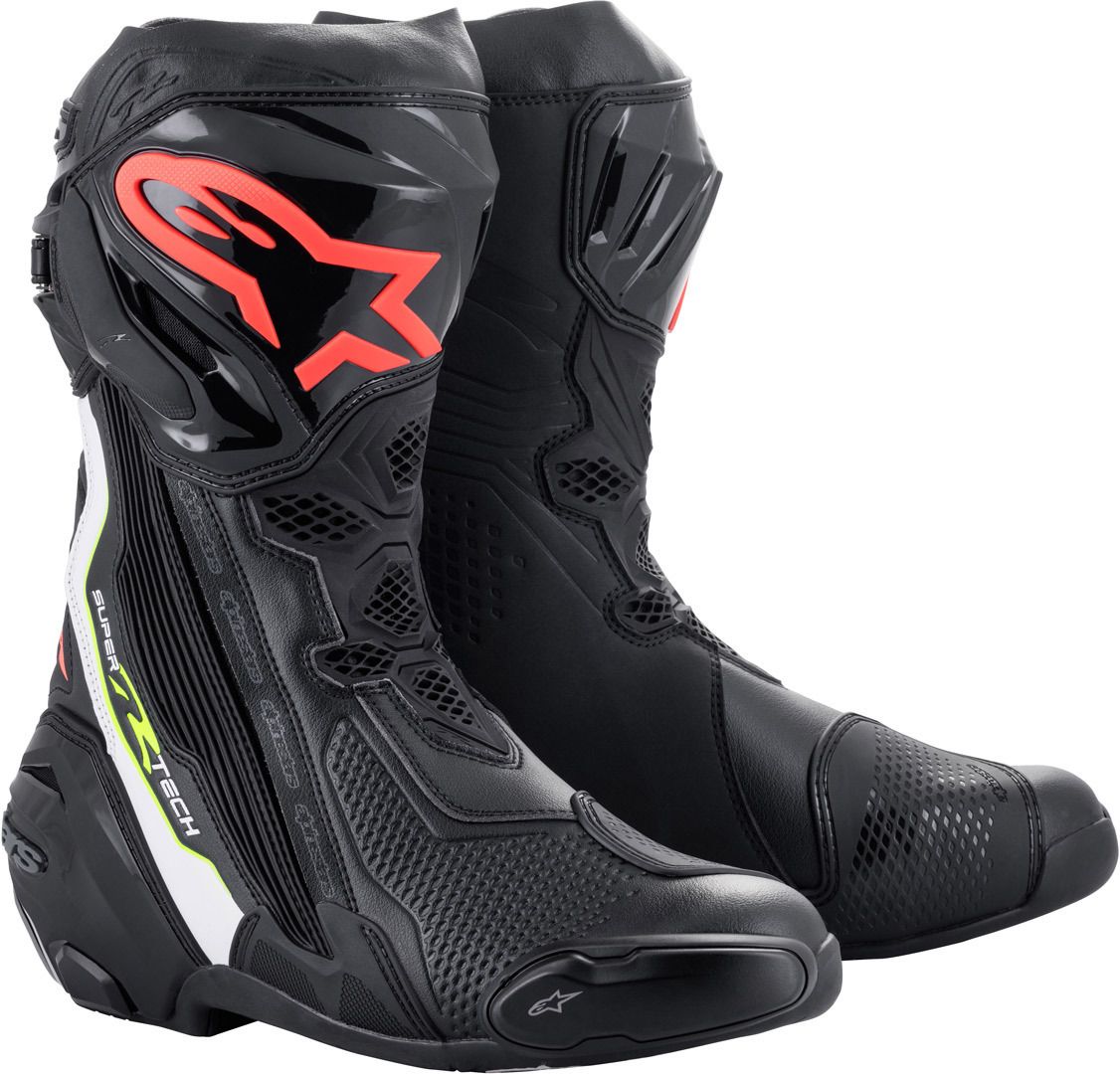 Alpinestars Supertech R Boots  Black Yellow Red : Delivery in 10 Days 